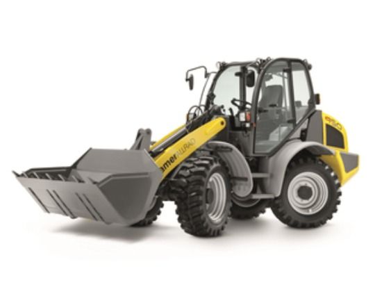 Baumaschinen mieten - Gelber Radlader